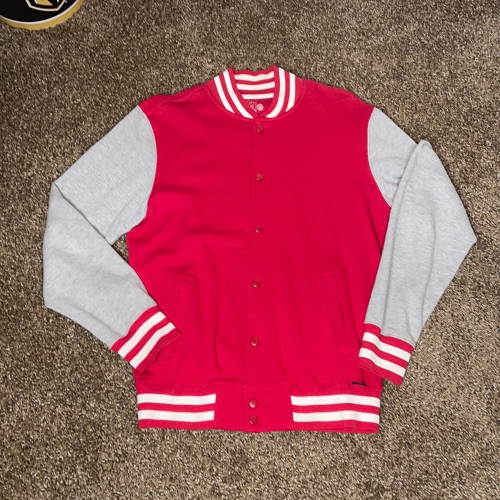 Red Button up jacket